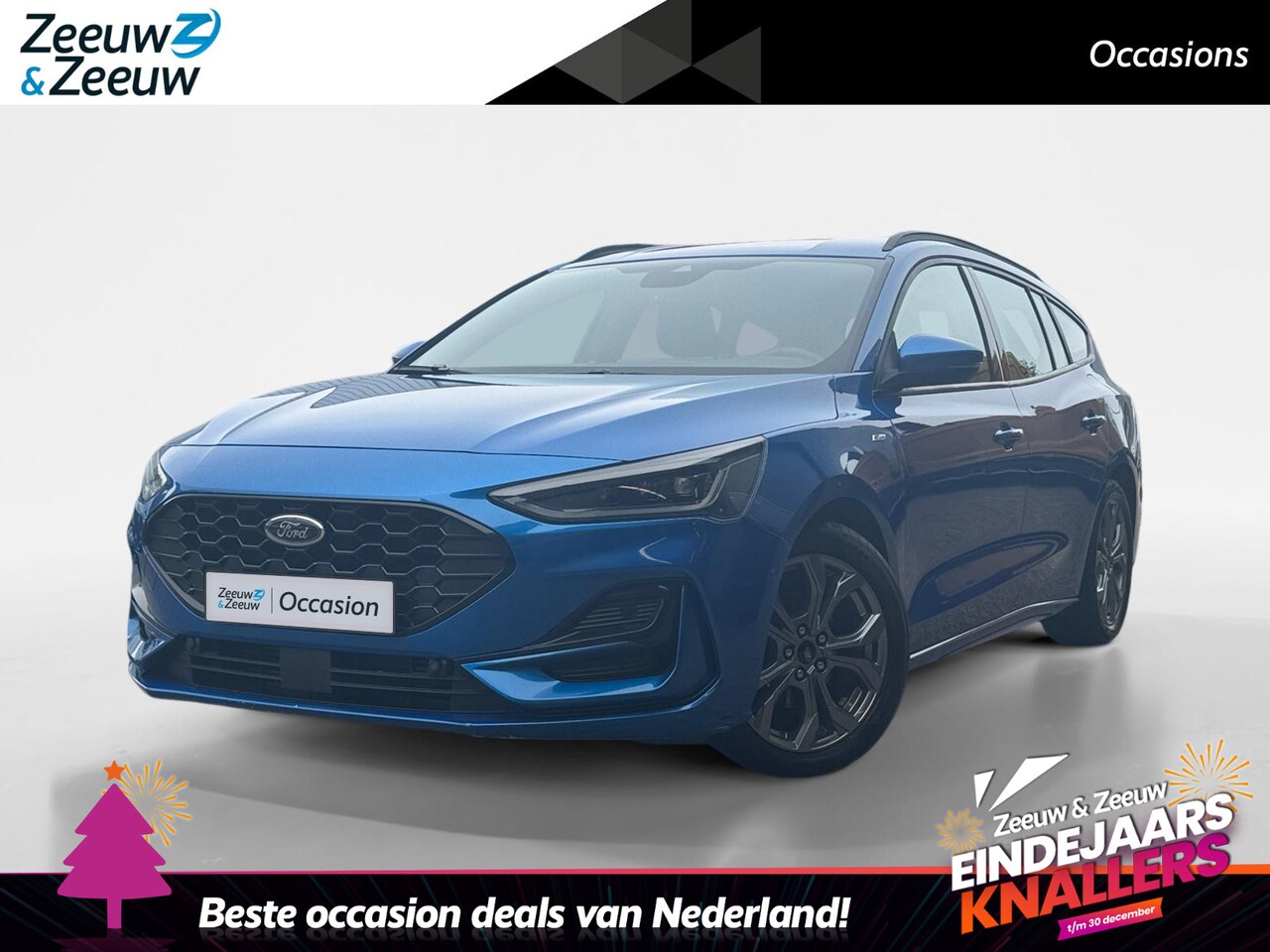 Ford Focus Wagon - 1.0 EcoBoost Hybrid ST Line | Adaptive Cruise Control | Navigatie | Apple Carplay | Androi - AutoWereld.nl