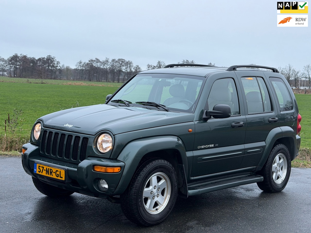 Jeep Cherokee - 3.7i V6 Renegade 4x4 | Nap | Leer | Netjes - AutoWereld.nl