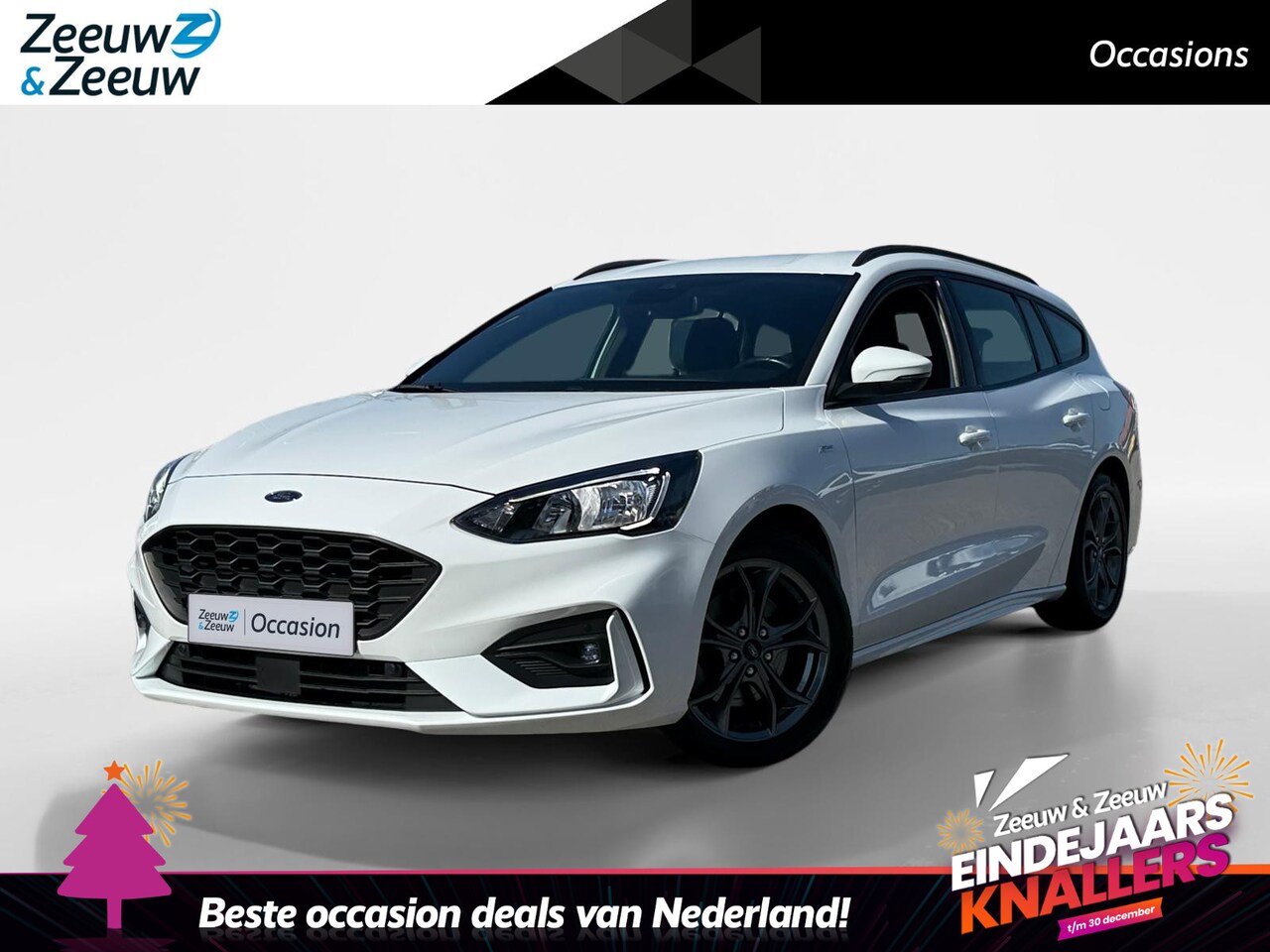 Ford Focus Wagon - 1.0 EcoBoost ST Line 125PK | Trekhaak | Winter Pack | Comfort Pack | Keyless Entry | Clima - AutoWereld.nl