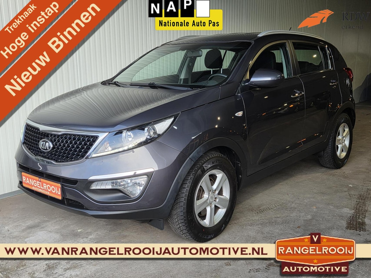 Kia Sportage - 1.6 GDI X-treme ComfortLine 1.6 GDI X-treme ComfortLine, trekh., stoelverw., clima, cruise - AutoWereld.nl