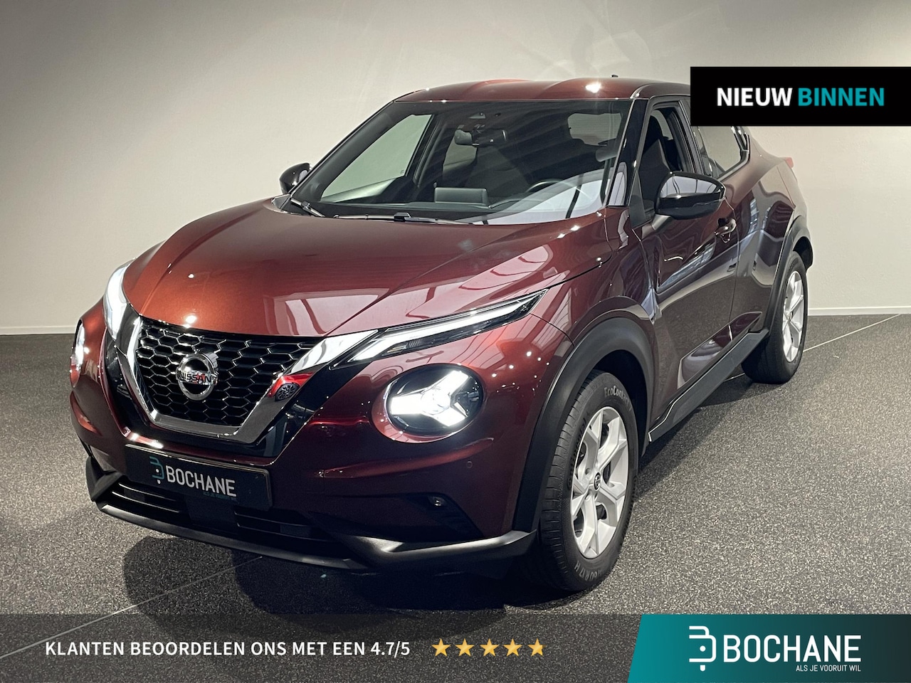 Nissan Juke - 1.0 DIG-T N-Connecta Navigatie | Climatecontrole | Camera - AutoWereld.nl