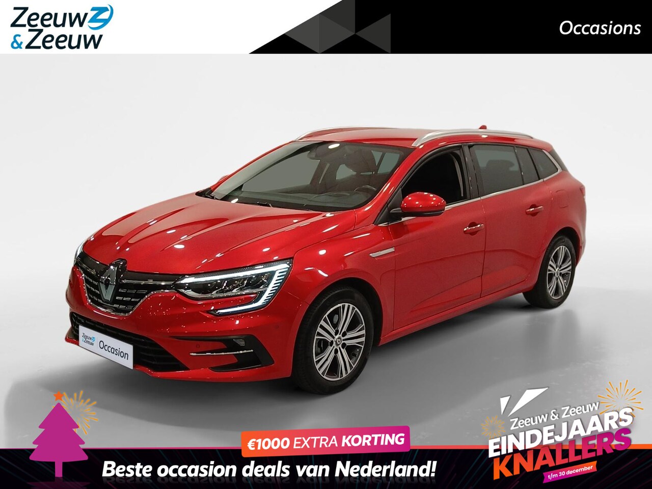 Renault Mégane E-Tech - Estate 1.6 Plug-In Hybrid 160 Techno *Automaat*Navi+Camera*Climate*HEAD-UP Display*LED*Par - AutoWereld.nl