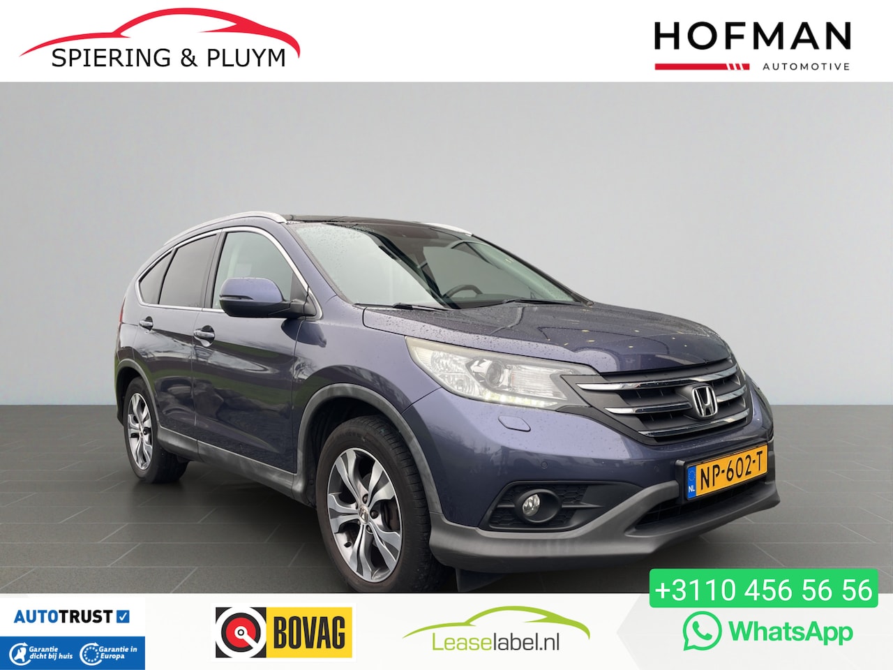 Honda CR-V - 2.0 AWD Executive Leder | Stoelgeheugen | Pano | Keyless | Cruise - AutoWereld.nl