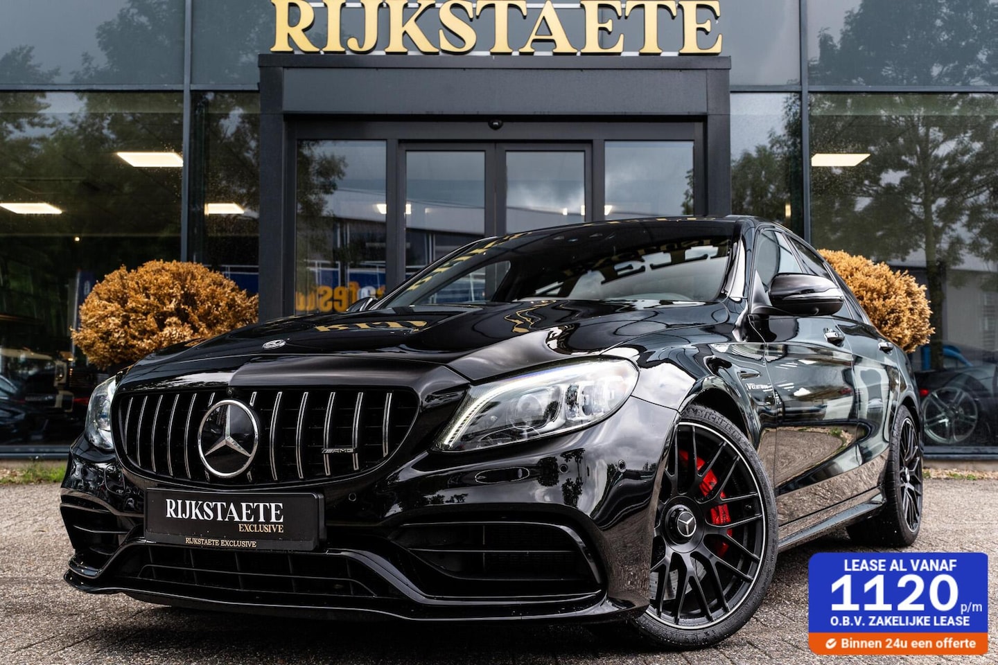 Mercedes-Benz C-klasse - C63s AMG|PANO|KUIPSTOELEN|BURMESTER|IWC - AutoWereld.nl