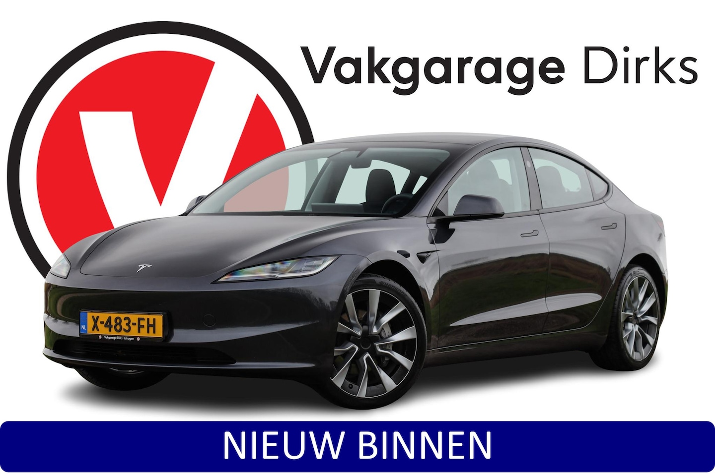 Tesla Model 3 - RWD 283 PK Nw Model ✅ Leder ✅ Stoelkoeling ✅ 19inch - AutoWereld.nl