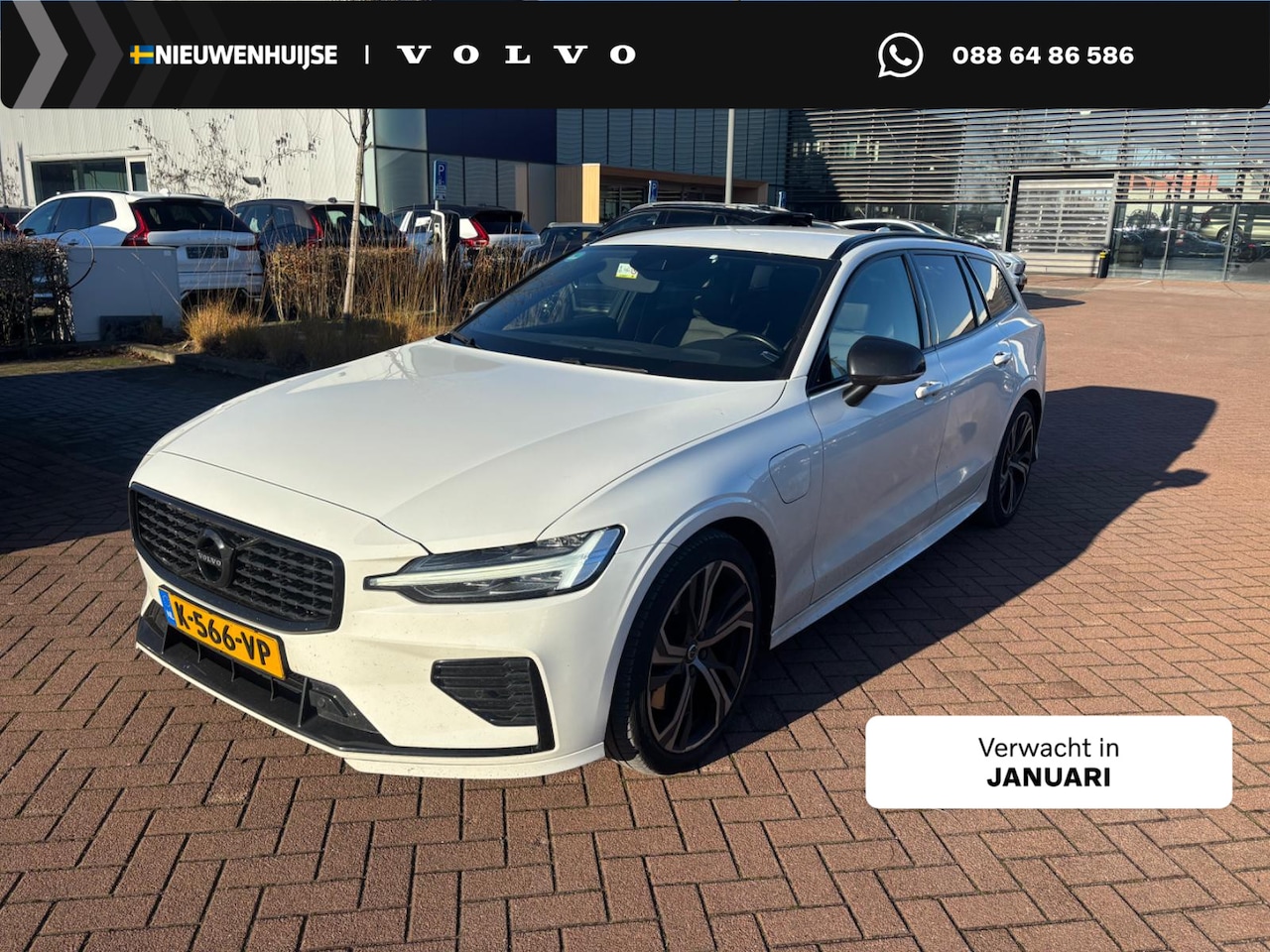Volvo V60 - 2.0 T6 Twin Engine AWD R-Design | Adaptieve Cruise Control | BLIS Dodehoek Detectie | Harm - AutoWereld.nl