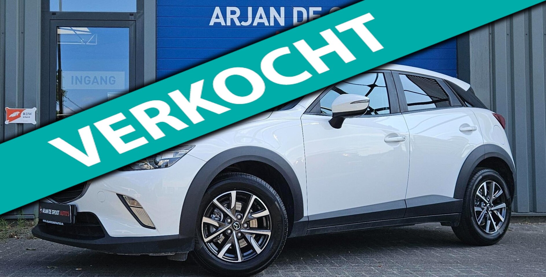 Mazda CX-3 - 2.0 120PK Clima Cruise Navi Metalic white Dealer OH - AutoWereld.nl