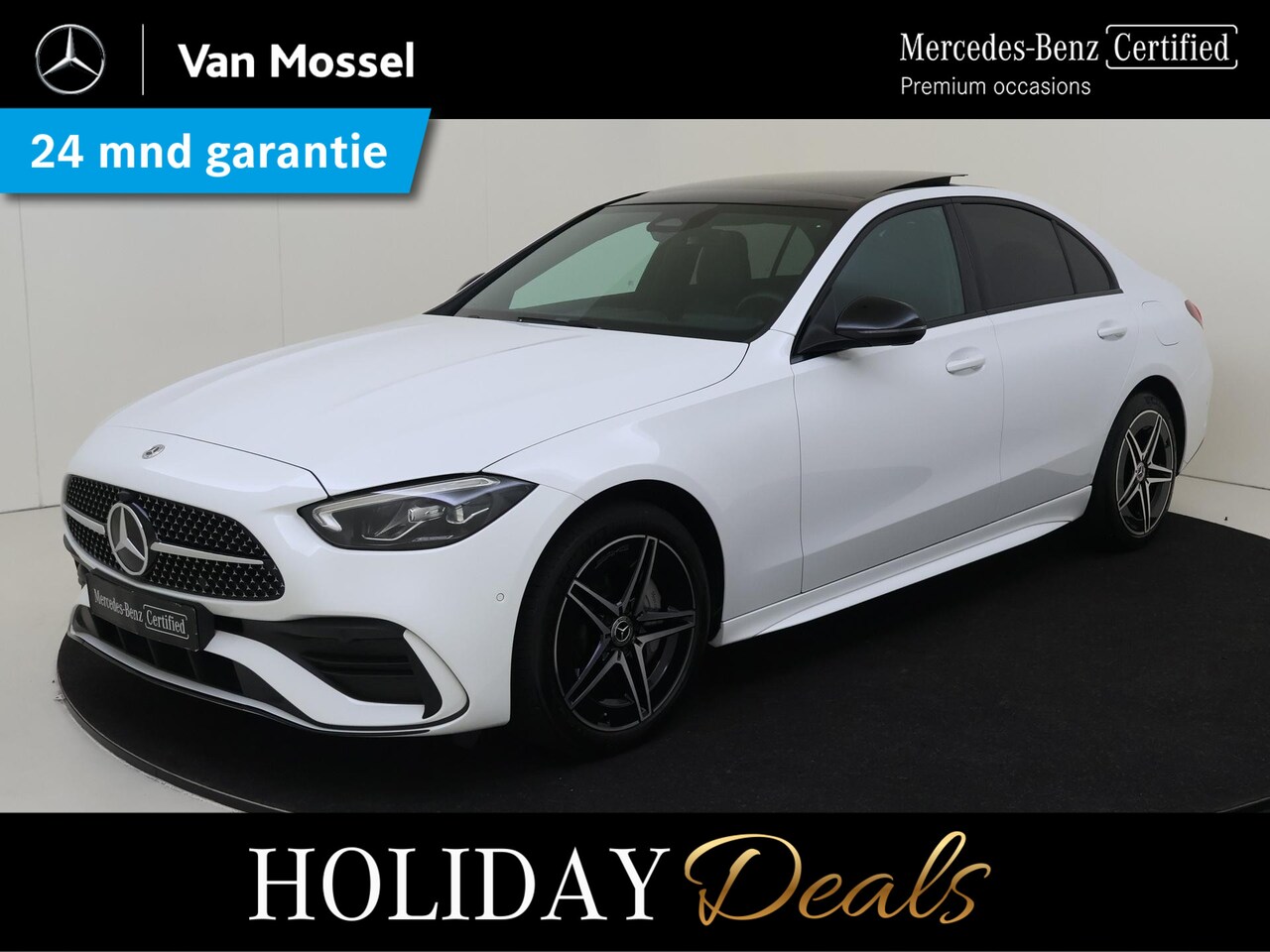 Mercedes-Benz C-klasse - 300 e AMG Line / Panoramadak/ Night/ Winter Pack/ - AutoWereld.nl