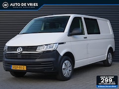 Volkswagen Transporter - 2.0 TDI L2H1 Dubbel Cabine Business | Airco | Carplay | Trekhaak
