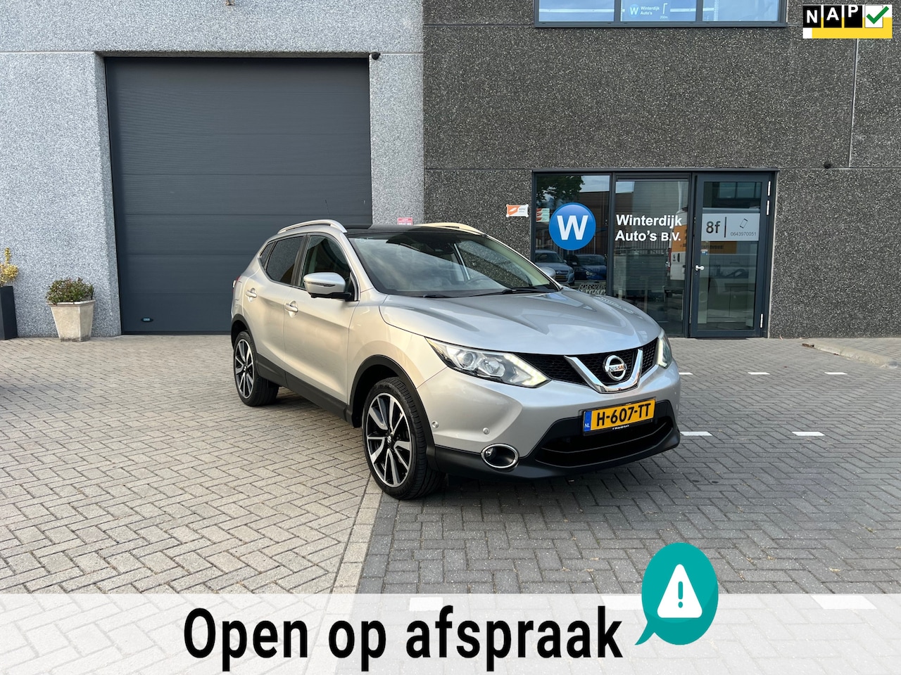 Nissan Qashqai - 1.2 Tekna Clima, 360 Camera, Cruise, Pano - AutoWereld.nl