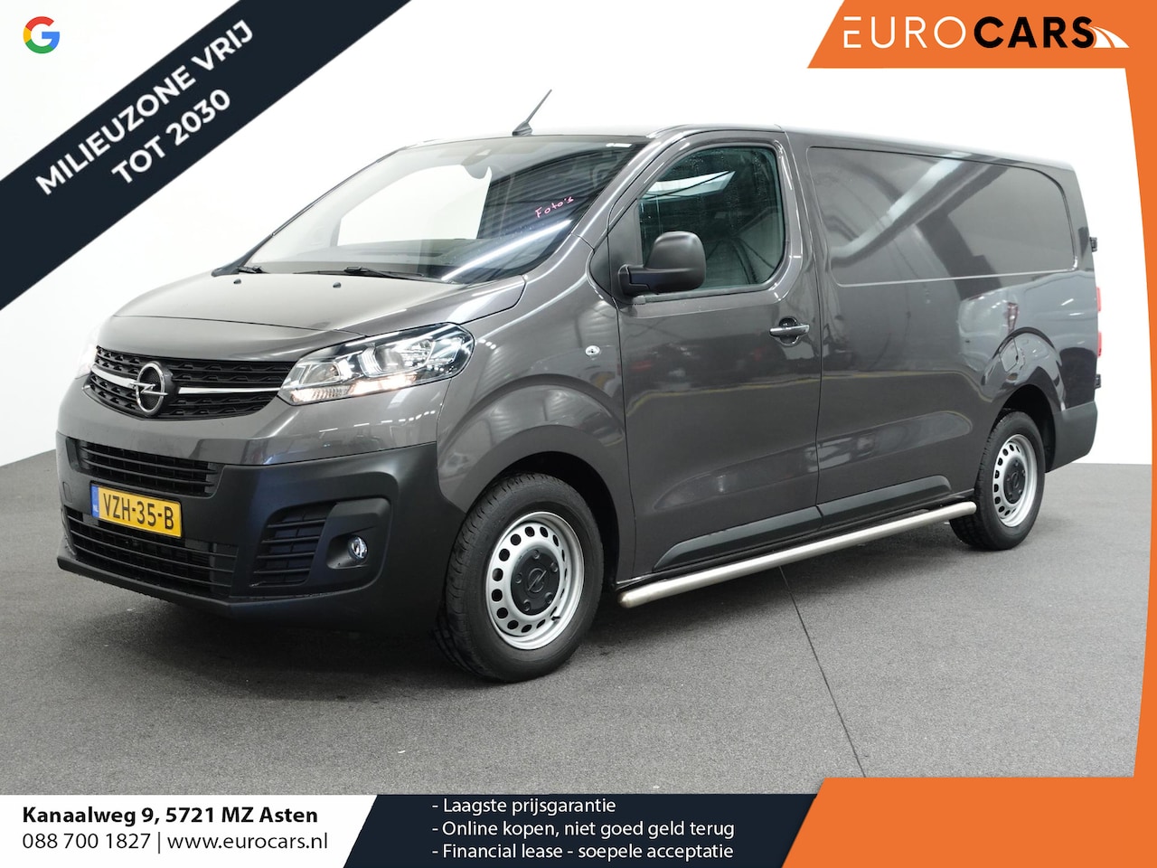 Opel Vivaro - 2.0 BlueHDi 145PK L3 Automaat Airco Bluetooth Cruise Control Side bars - AutoWereld.nl