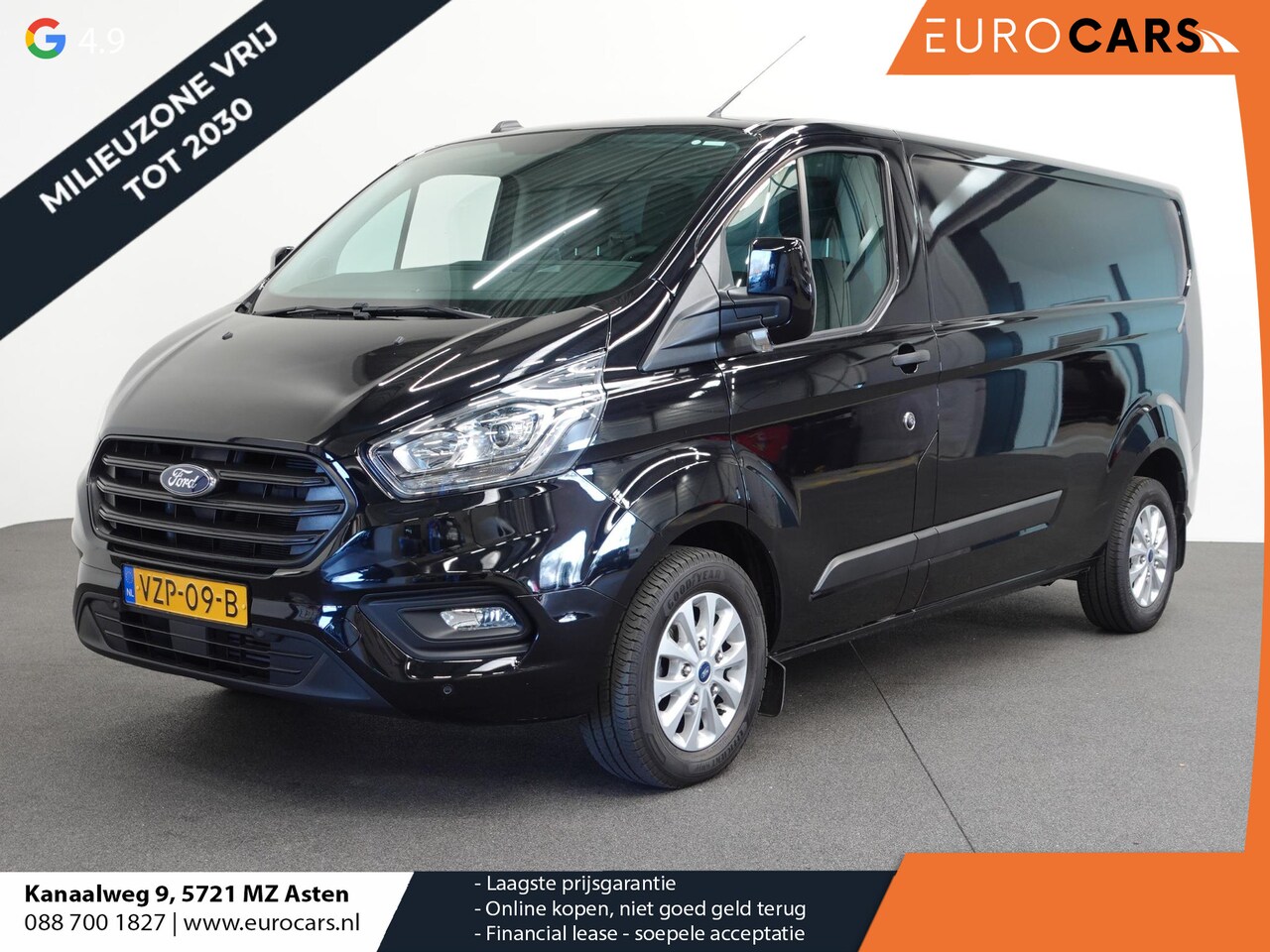 Ford Transit Custom - 300 2.0 TDCI L2H1 Trend Automaat Airco Navi Cruisecontrol Camera Parkeersensoren Trekhaak - AutoWereld.nl