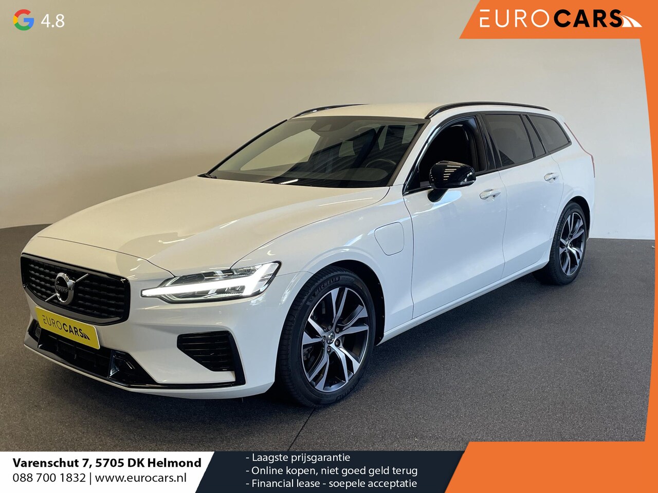 Volvo V60 - 2.0 T6 Recharge AWD R-Design Expression PHEV 340PK Airco ECC Navi Carplay PDC VA + Camera - AutoWereld.nl