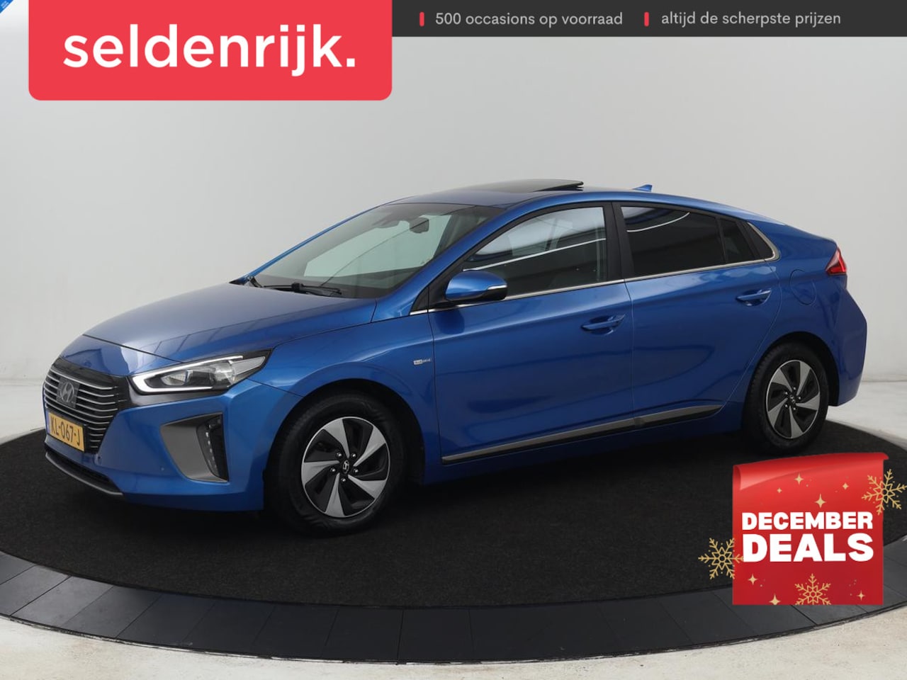 Hyundai IONIQ - 1.6 GDi First Edition | Schuifdak | Leder | Stoelverwarming | Adaptive cruise | Navigatie - AutoWereld.nl