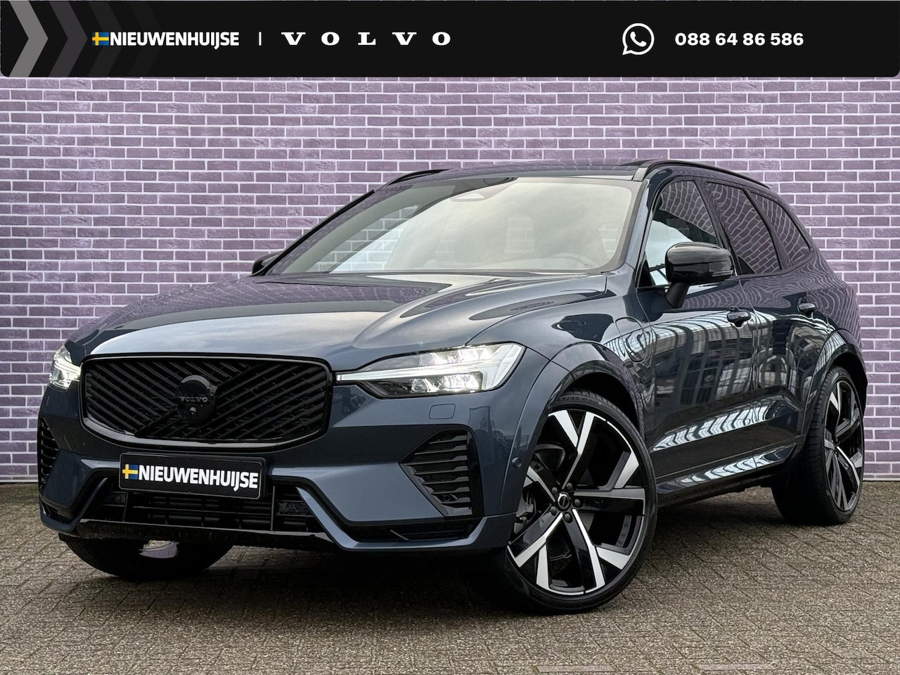 Volvo XC60 - 2.0 T8 Plug-in hybrid AWD Ultra Black Edition | Lounge Pack | Bowers & Wilkins | 22" | Luc - AutoWereld.nl