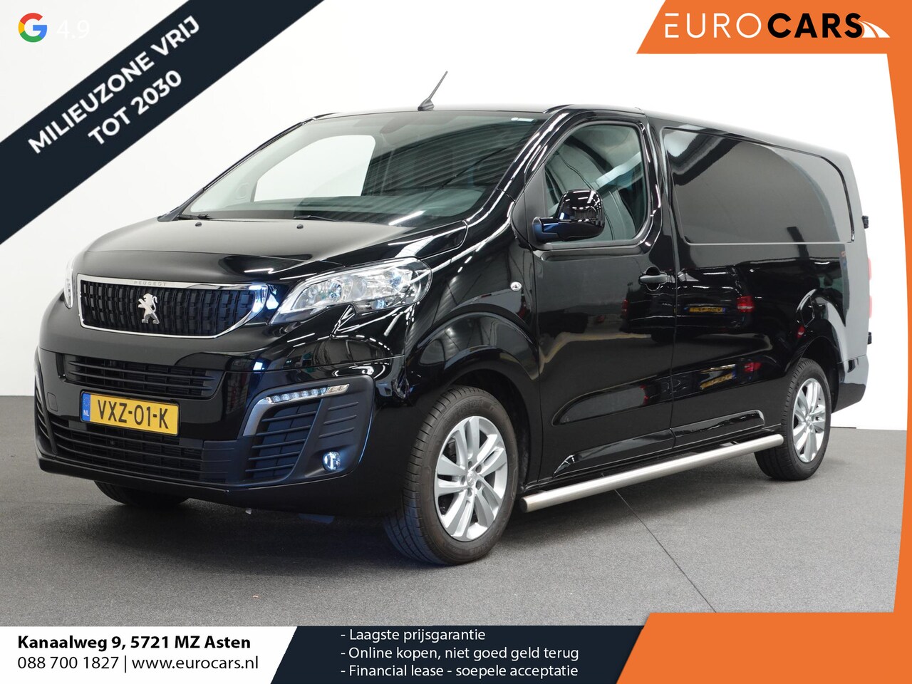 Peugeot Expert - 2.0 BlueHDI 180 pk L3H1 Long Premium Automaat Navigatie Trekhaak Apple Carplay/ Android Au - AutoWereld.nl