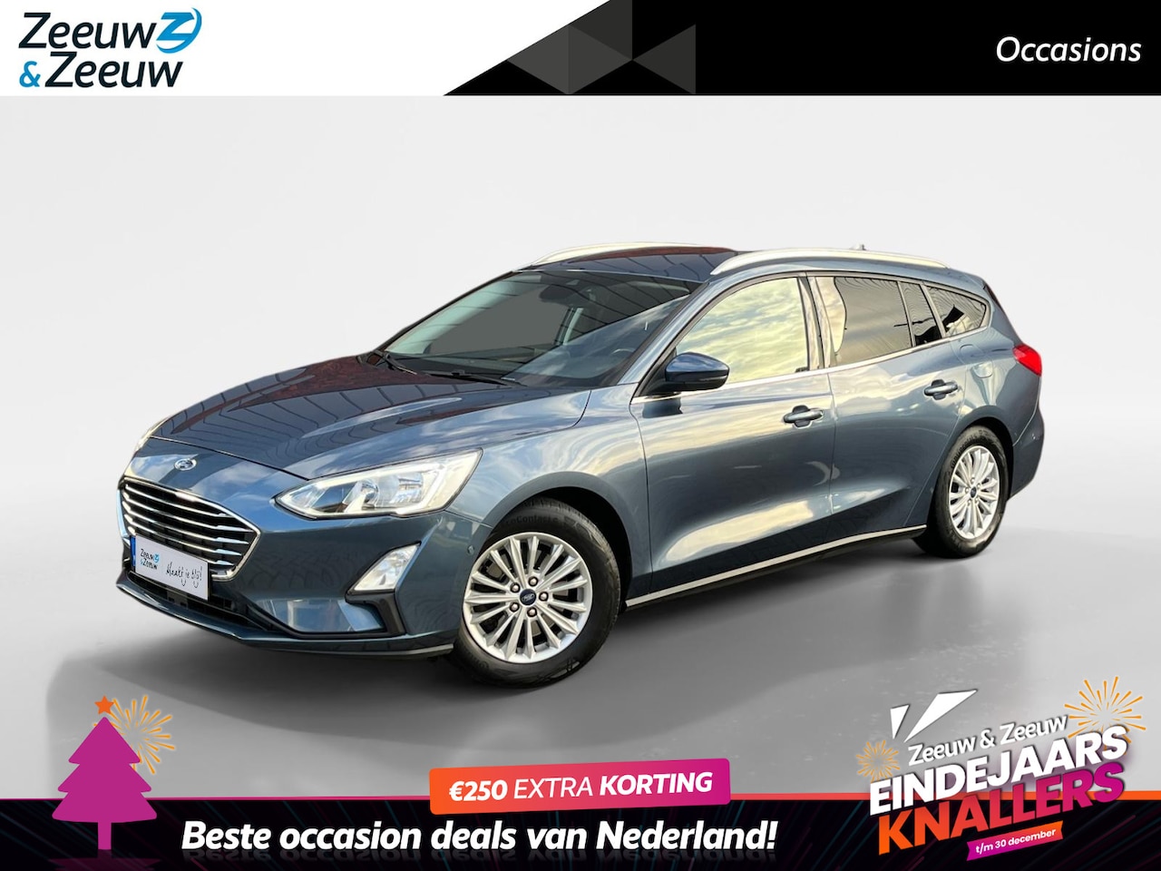 Ford Focus Wagon - 1.0 EcoBoost Titanium Business | B&O | BLIS | Adaptieve Cruise Control | Winter Pack | Cam - AutoWereld.nl