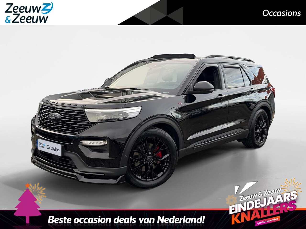 Ford Explorer - 3.0 V6 EcoBoost PHEV ST-Line | Apple Carplay/Android Auto | Adaptive Cruise Control | Stoe - AutoWereld.nl
