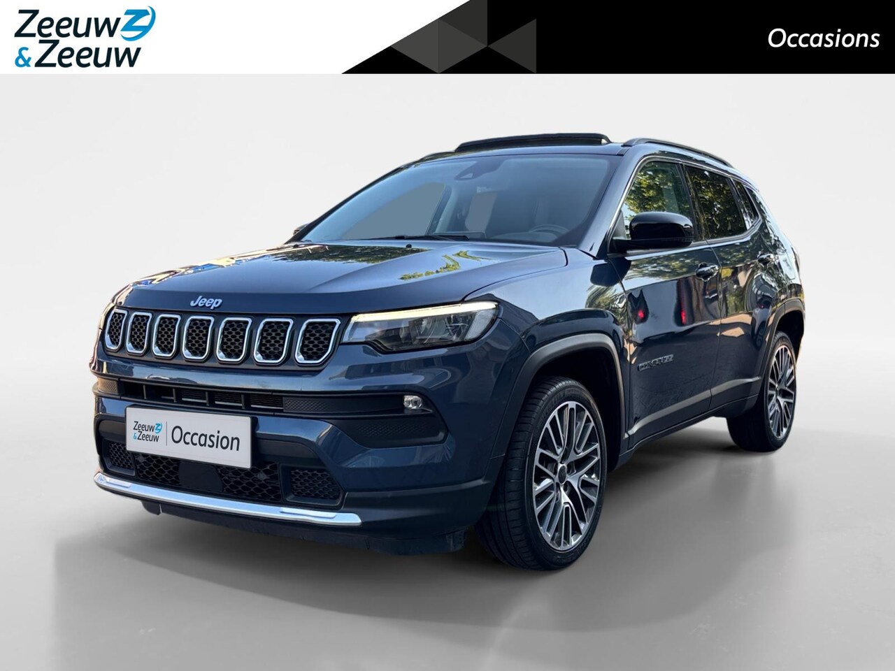 Jeep Compass - 4xe 190 Plug-in Hybrid Electric Limited Lease Ed. | PANO | STOELVERWARMING | LMV | CAMERA - AutoWereld.nl
