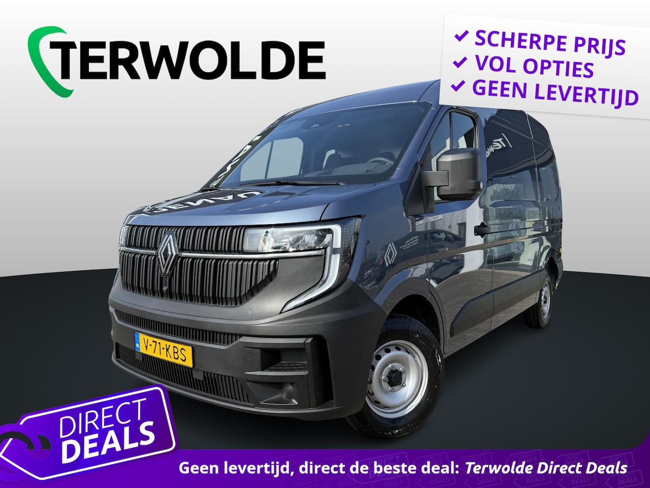 Renault Master - GB L2H2 T35 dCi 130 E06e start | DIRECT LEVERBAAR | Airco | Cruise Control | parkeersensor - AutoWereld.nl