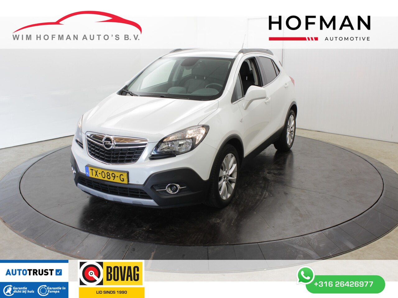 Opel Mokka - 1.4 Turbo Cosmo Vol Leder Camera Parelmoer lak Stuur+Stoelverw 18" - AutoWereld.nl