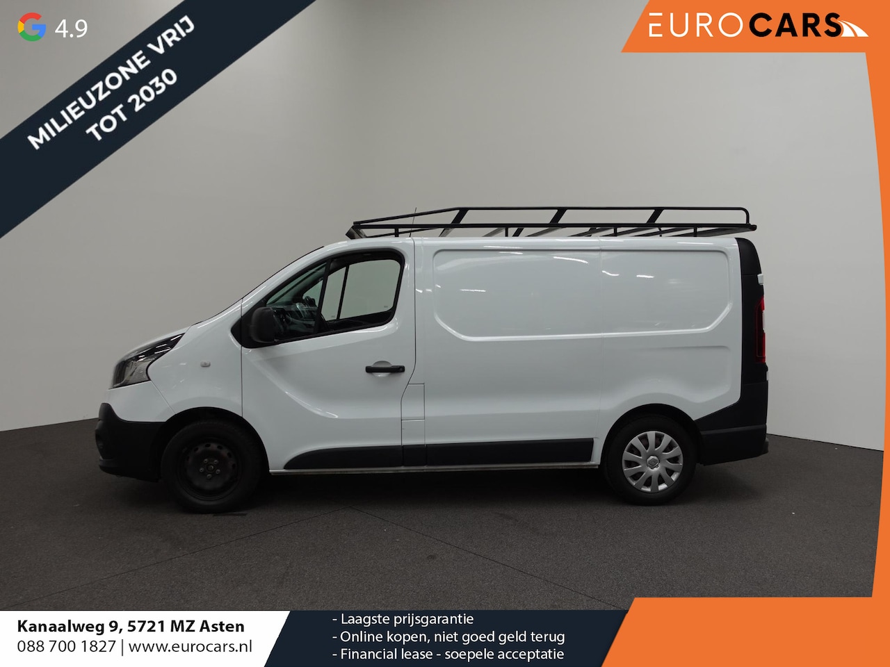 Renault Trafic - 1.6 dCi T27 L1H1 Comfort HANDEL/EXPORT Airco Imperiaal Trekhaak Cruise Control - AutoWereld.nl