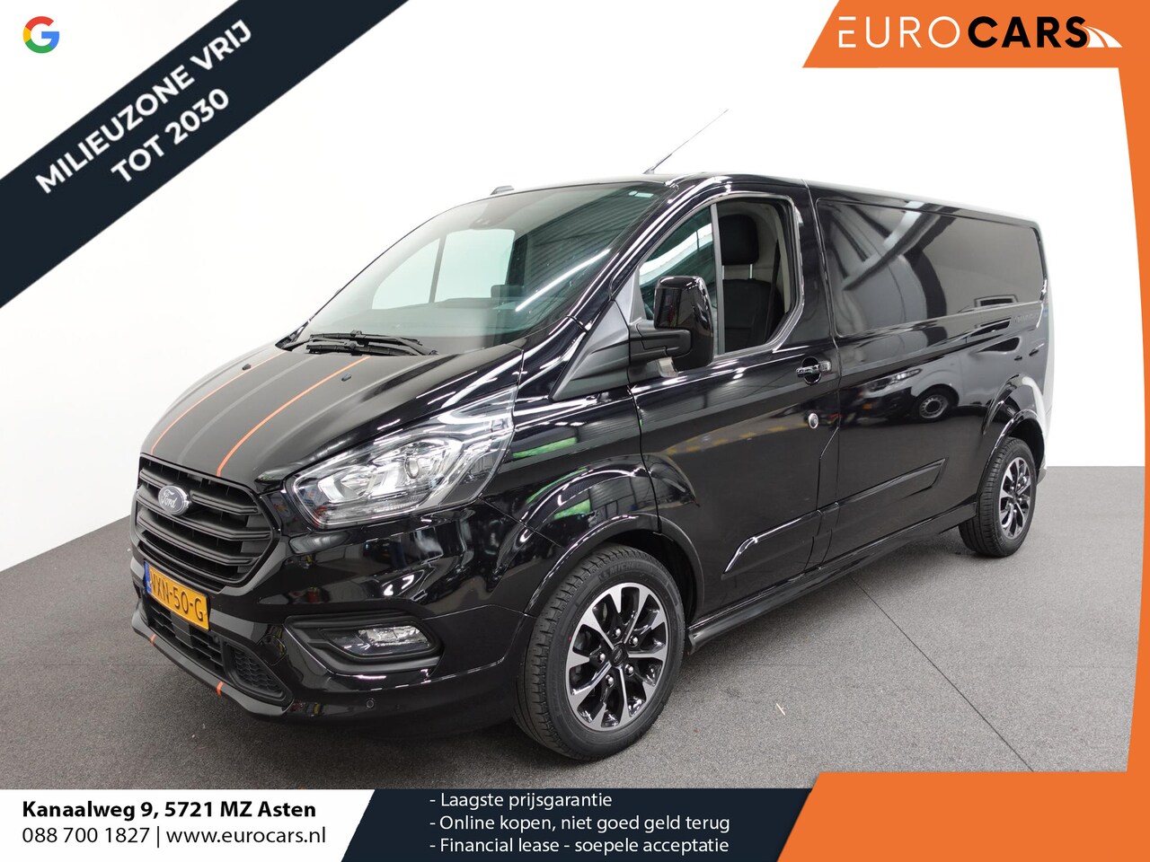 Ford Transit Custom - 320 2.0 TDCI L2H1 Sport Airco ACC Bluetooth Navi Trekhaak - AutoWereld.nl