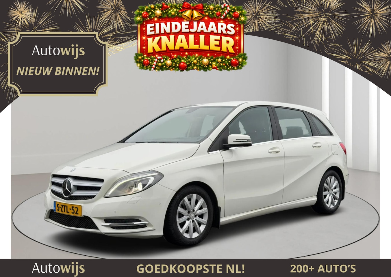 Mercedes-Benz B-klasse - 200 Prestige Comfort|AUT|LED|Trekhaak|Camera|NAVI|LEDER - AutoWereld.nl