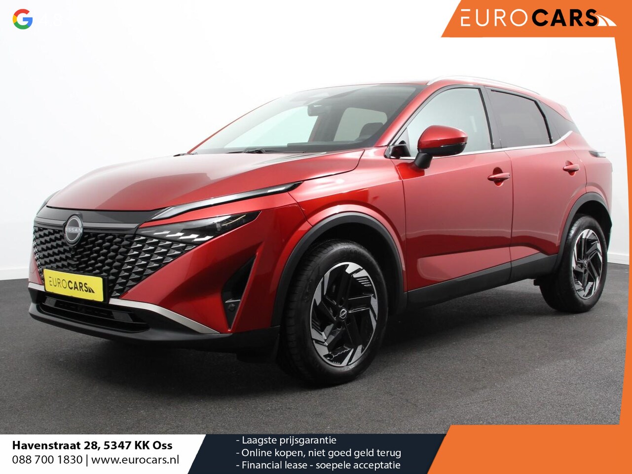 Nissan Qashqai - 1.3 MHEV Automaat N-Connecta | Navigatie | Climate Control | Sfeerverlichting | Camera 360 - AutoWereld.nl