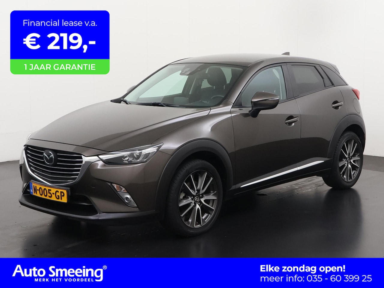 Mazda CX-3 - 2.0 SkyActiv-G 150 GT-M 4WD | Trekhaak | Head Up | Camera | Zondag Open! - AutoWereld.nl