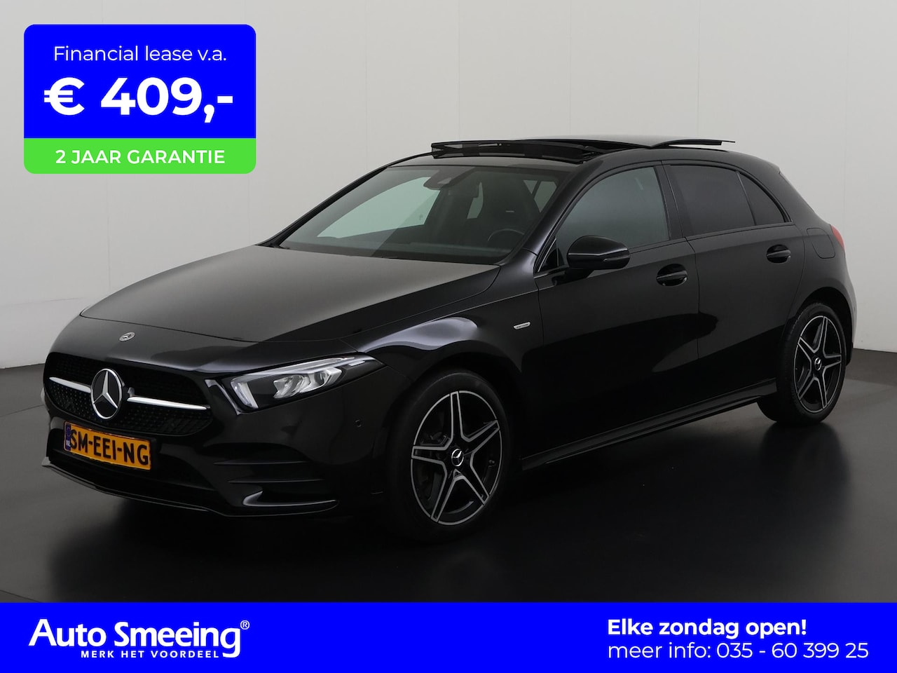 Mercedes-Benz A-klasse - 250e AMG Night | Panoramadak | Camera | Widescreen | Zondag open! - AutoWereld.nl
