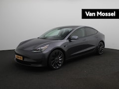 Tesla Model 3 - Performance AWD 75 kWh | Leder | Led Verlichting | Camera | Elektrische Stoelen | Navigati