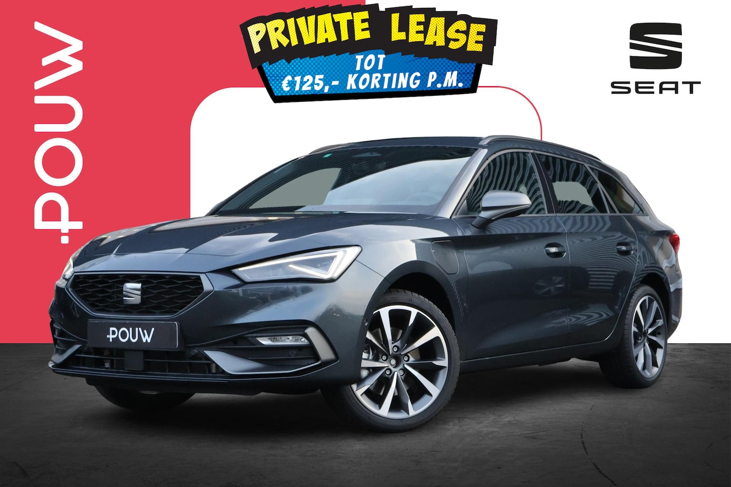 SEAT Leon Sportstourer - 1.5 TSI 204pk e-Hybrid FR Business | Matrix-LED | 18" Velgen - AutoWereld.nl