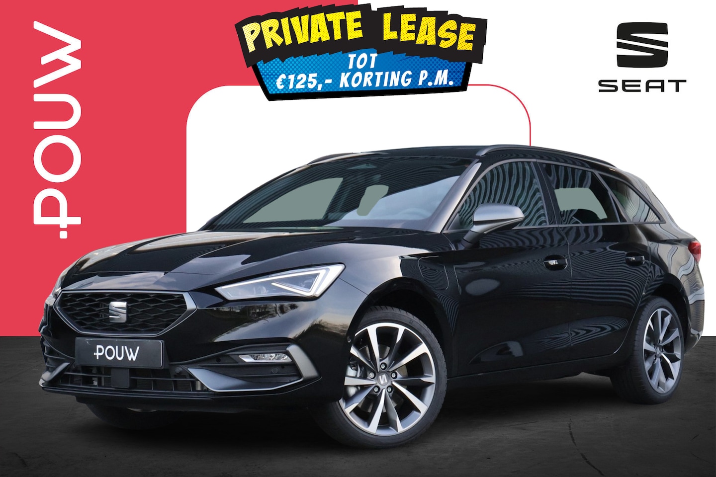 SEAT Leon Sportstourer - 1.5 TSI 204pk e-Hybrid FR Business | Panoramadak | 18" Velgen - AutoWereld.nl