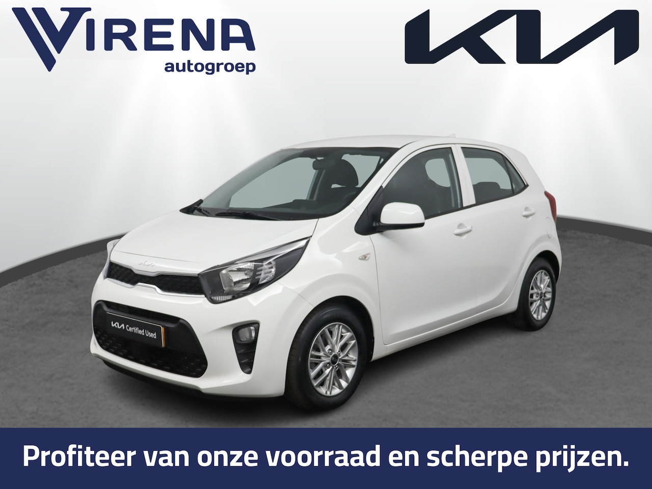 Kia Picanto - 1.0 DPi DynamicLine - Achteruitrij camera - Apple Carplay/Android Auto - Cruise control - - AutoWereld.nl