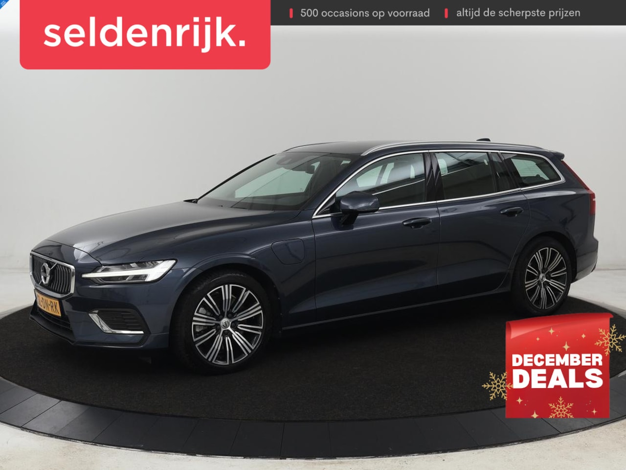 Volvo V60 - 2.0 T6 Recharge AWD Inscription | Leder | Camera | Carplay | Navigatie | Full LED | 18'' | - AutoWereld.nl