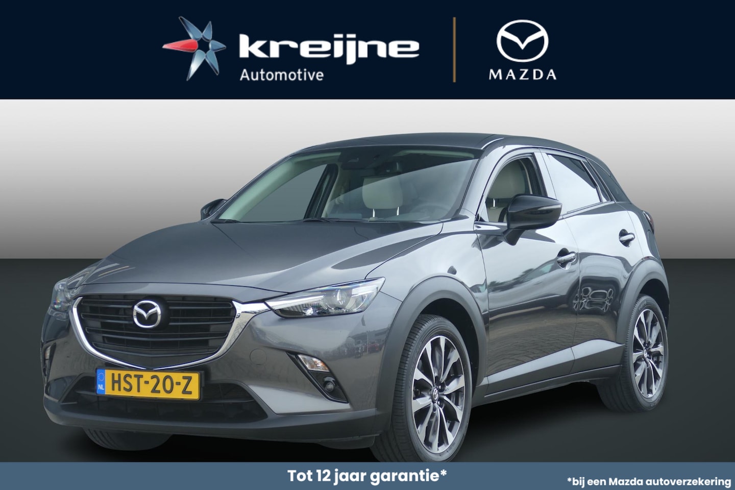 Mazda CX-3 - 2.0 SkyActiv-G 120 GT-M Line AUTOMAAT||HALF LEDER||RIJKLAARPRIJS!!! - AutoWereld.nl