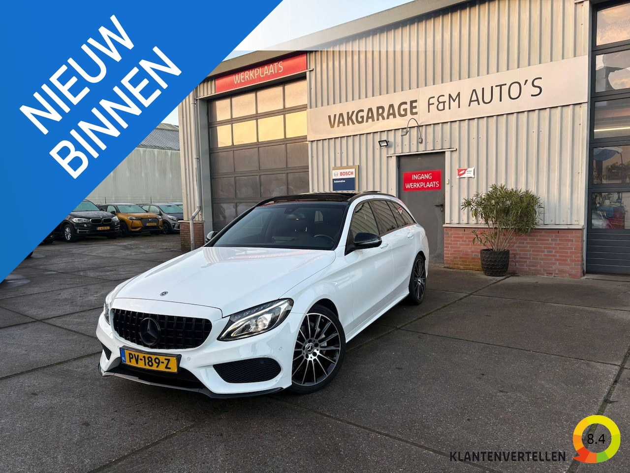 Mercedes-Benz C-klasse Estate - 180 AMG Sport Edition PDC, Camera, Pano, Leder, Stoelverwarming - AutoWereld.nl