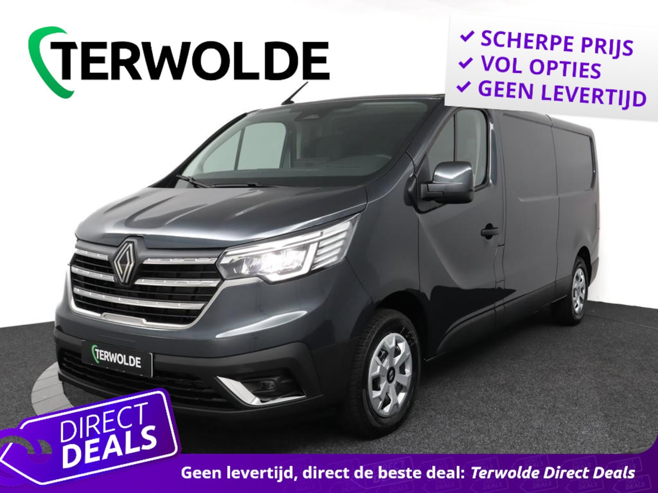 Renault Trafic E-Tech - T29 L1H1 Advance 52 kWh | Achteruitrijcamera | Airconditioning | C-Shape LED dagrijverlich - AutoWereld.nl