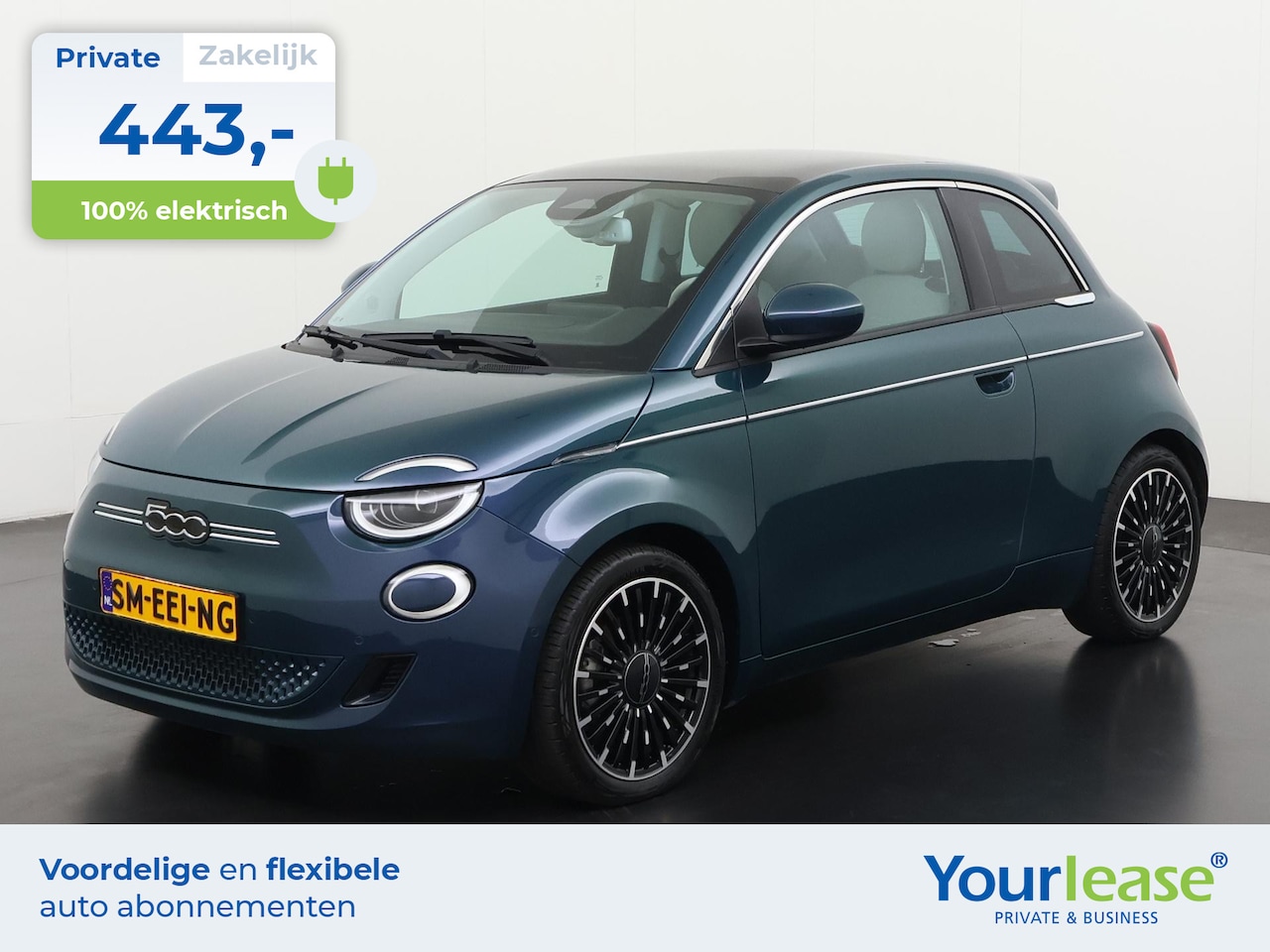 Fiat 500 - 3+1 La Prima 42 kWh | All-in 443,- Private Lease | Direct uit voorraad - AutoWereld.nl