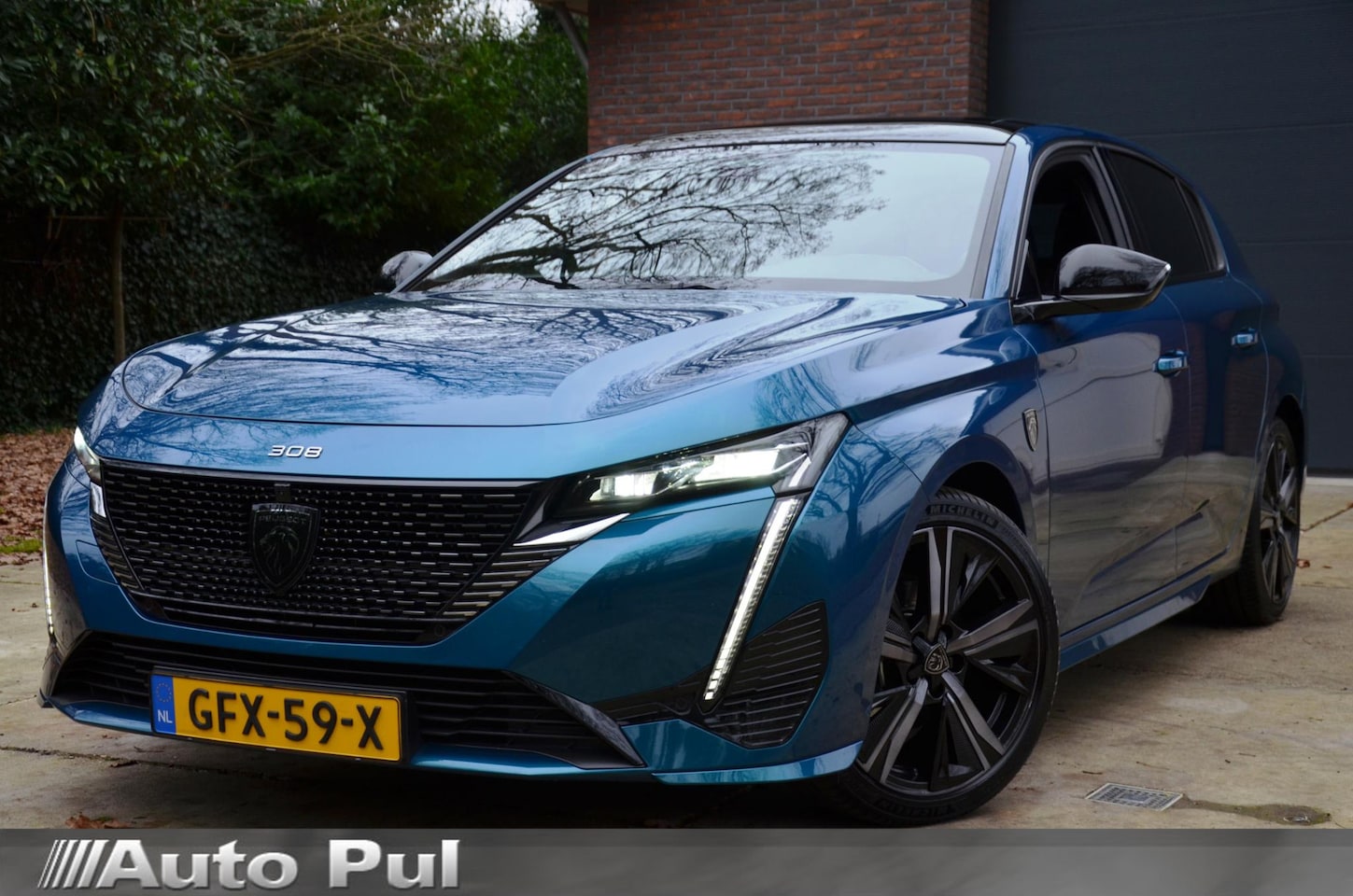 Peugeot 308 - 1.2 PureTech GT Automaat/Navi.Pdc/Ecc/360 Graden camera/Apple Carplay/Android Auto/matrix - AutoWereld.nl