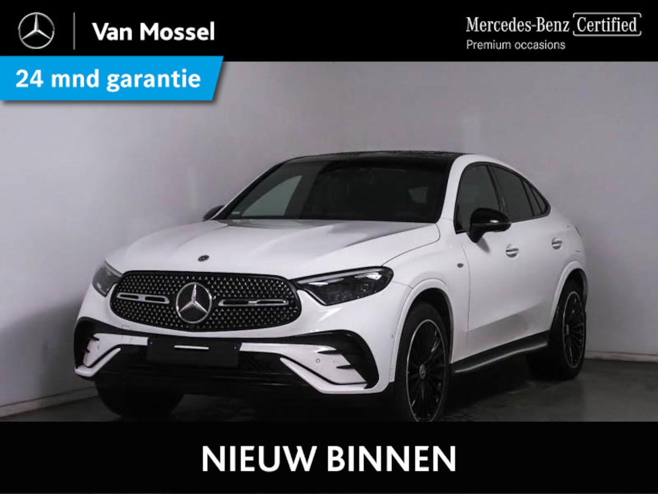 Mercedes-Benz GLC-klasse Coupé - 400e 4MATIC AMG Line / Premium Plus/ AIRMATIC/ Achterasbesturing/ Burmester/ Winter Pack/ - AutoWereld.nl