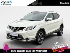 Nissan Qashqai - 115PK Tekna Automaat | Trekhaak | Panoramadak | 360 Camera | Stoelverwarming | Navi | Clim