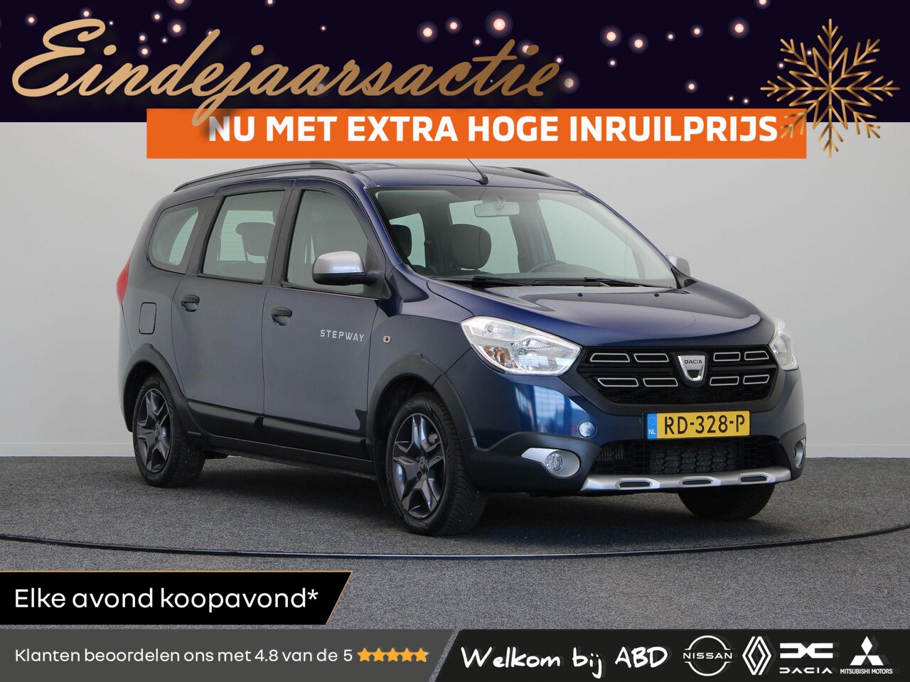 Dacia Lodgy - 1.2 TCe Série Limitée Stepway 5p. | Trekhaak | Lichtmetalen Velgen | Airconditioning | Nav - AutoWereld.nl