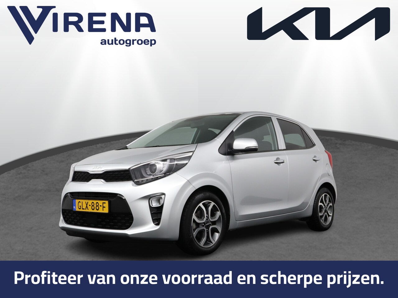 Kia Picanto - 1.0 DPi DynamicPlusLine Apple Carplay/Android Auto - Cruise Control - Climate Control - Na - AutoWereld.nl