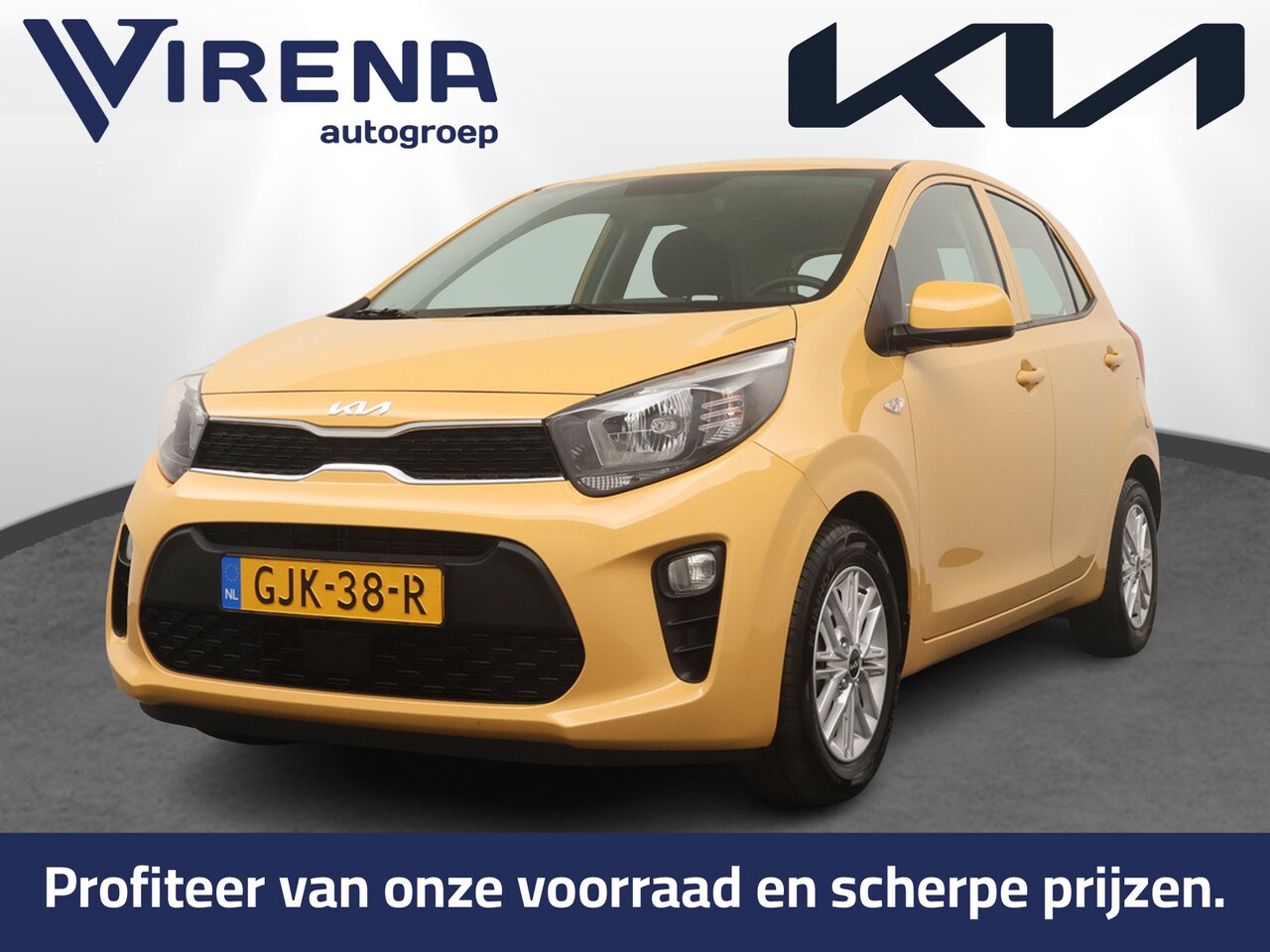 Kia Picanto - 1.0 DPi DynamicLine - Apple/Android Carplay - Cruise Control - Lichtmetalen Velgen - Airco - AutoWereld.nl
