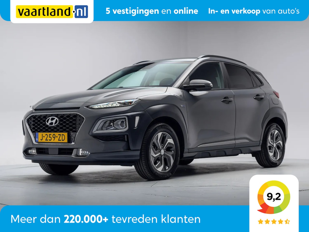 Hyundai Kona - 1.6 GDI HEV Fashion Aut. [ Navi Head-up Adapt.cruise ] - AutoWereld.nl