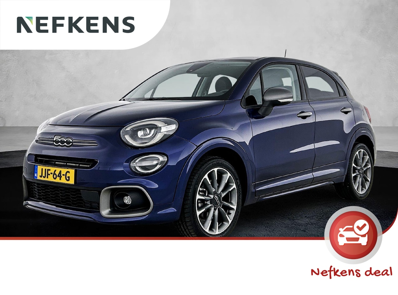 Fiat 500 X - 1.5 Hybrid Sport 130pk Automaat | Navigatie | Climate Control | Cruise Control | Camera | - AutoWereld.nl