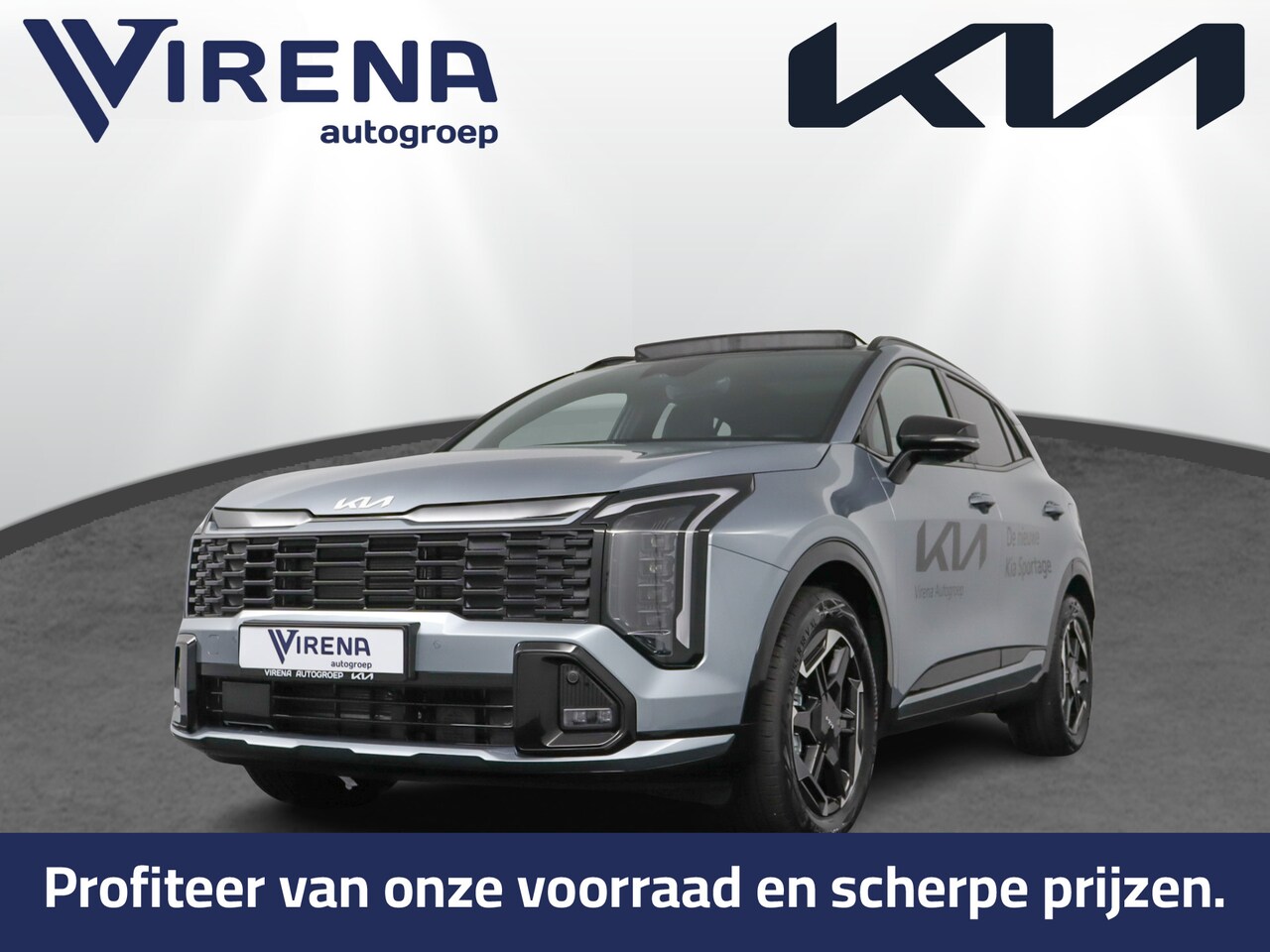 Kia Sportage - 1.6 T-GDi Hybrid GT-Line - Stoel/stuur verwarming - Schuif/kanteldak - LED verlichting - H - AutoWereld.nl