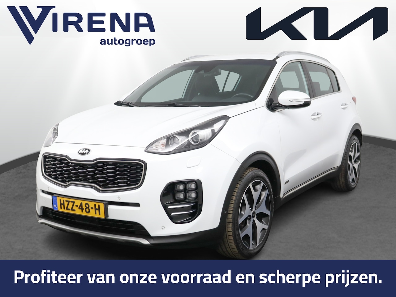 Kia Sportage - 1.6 T-GDI 4WD GT-PlusLine - Automaat - Airco -  Cruise Control - Climate Control - Dodehoe - AutoWereld.nl